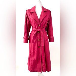 LONDON FOG | Vintage Maincoats Long Trench Coat with scarf and liner Size 8